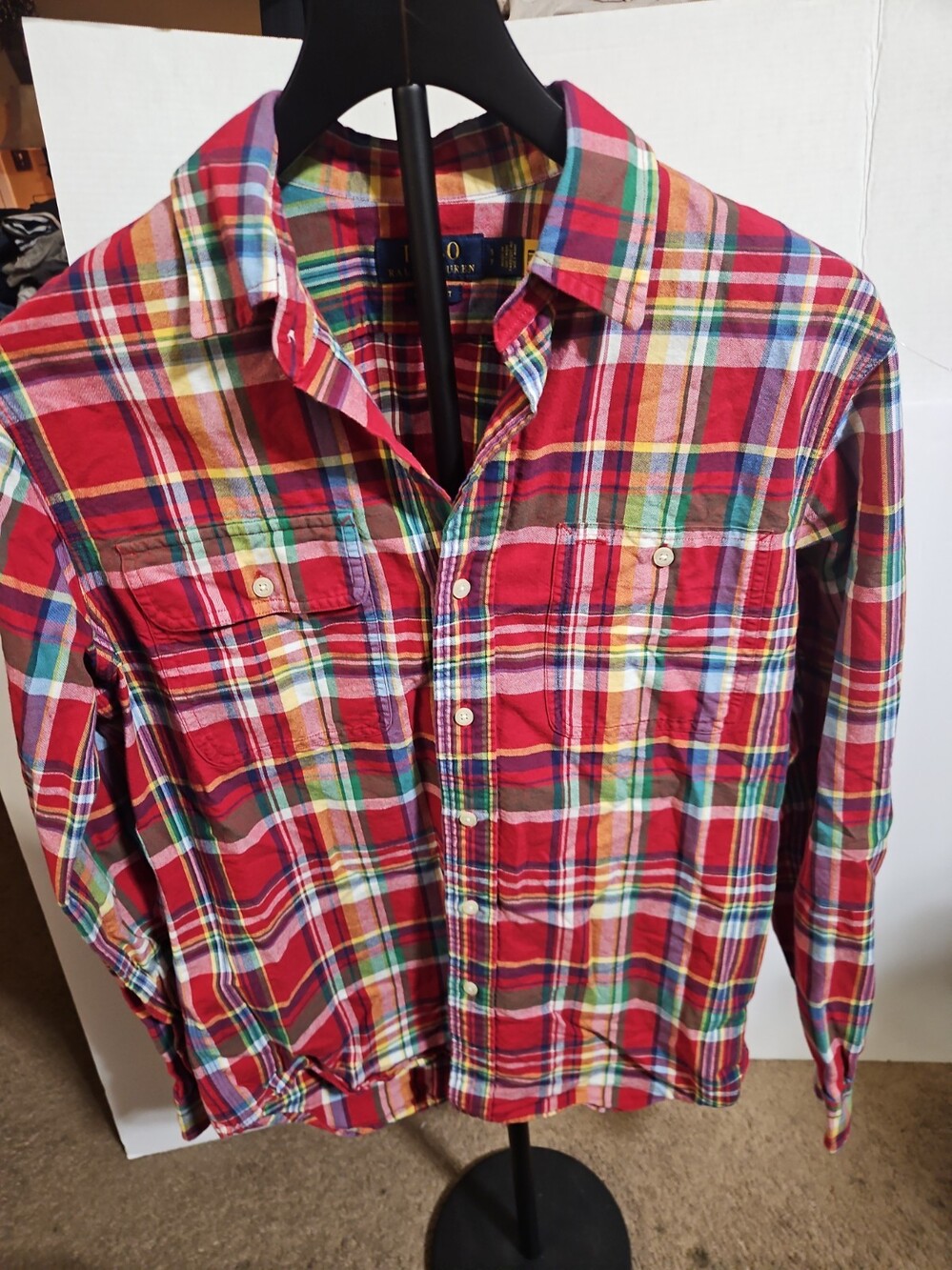 Polo Ralph Lauren Plaid Button Up Shirt S